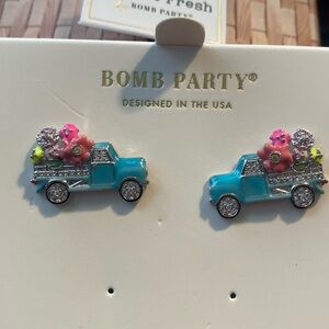 BP Market Fresh “Summertime Flower Truck”. TRUCK EARRINGS ONLY